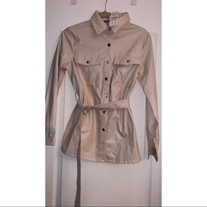 M Boutique began leather shirt size S